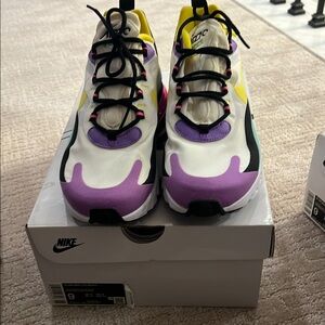 Nike Kids Shoes - Purple and Yellow